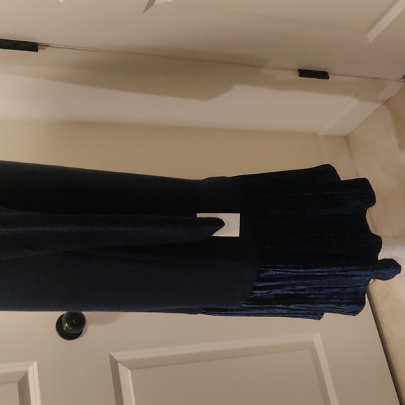 New! Vintage Retro Inspired The lines in between shirt/dress sz XS navy Cyber - Picture 5 of 9